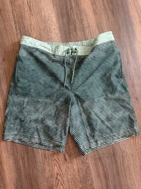 George Green Striped Swim Board Shorts